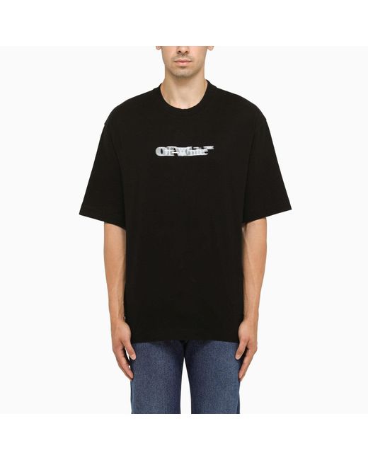 Off White TM Crew Neck T -Shirt mit Logo di Off-White c/o Virgil Abloh in Black da Uomo