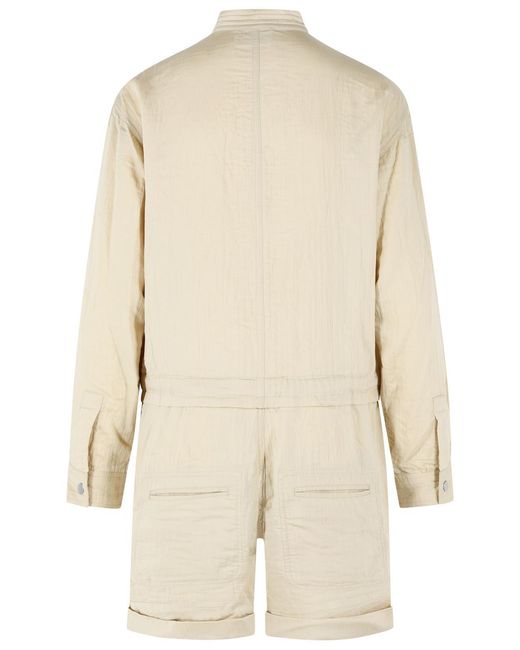 Isabel Marant Natural 'Betyna' One-Piece Jumpsuit
