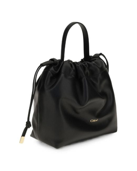 Chloé Black Chloé Chloé Icons Leather Clutch