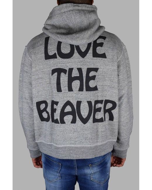 DSquared² Gray Cotton Zip-Up Cardigan Waistcoat