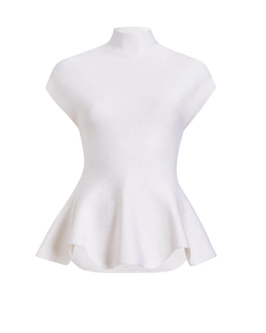 Khaite Andra Top in het White