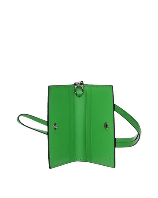 Gucci Green Leather Document Holder