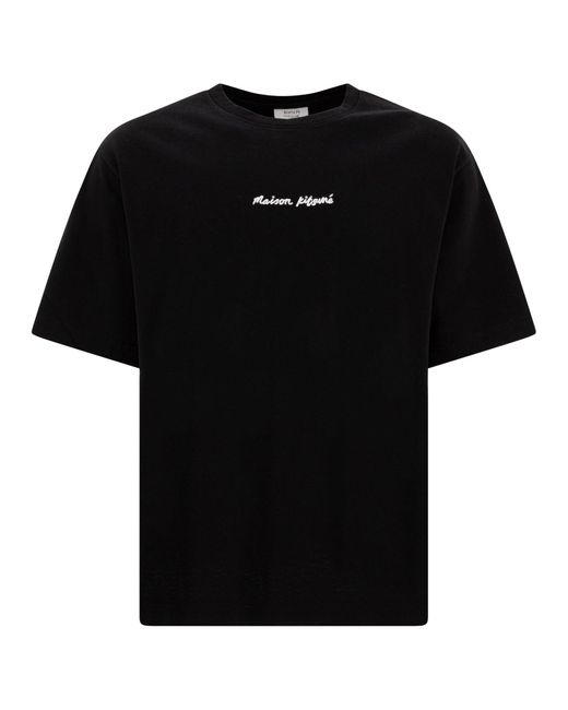 Maison Kitsuné T -Shirts in Black für Herren
