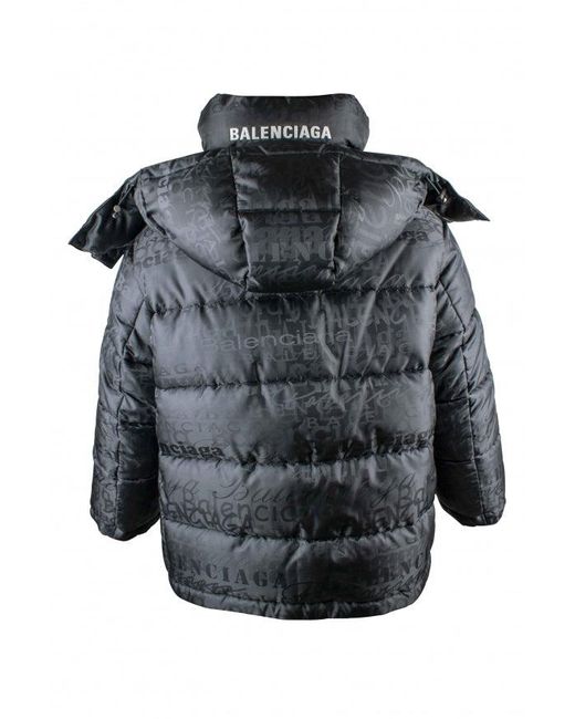 Balenciaga Black Down Jacket