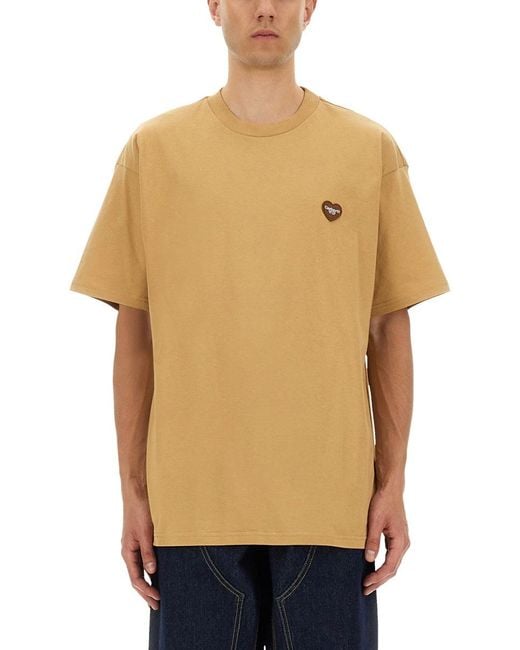 Carhartt Natural "Heart Ii Hartt" T Shirt