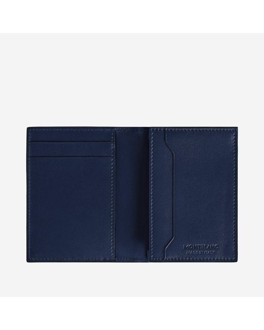 Montblanc Black Card Holder Meisterstück Leather for men
