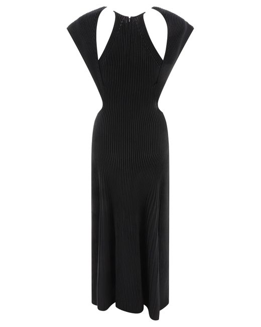 Chloé Black Chloé ärmelloses Maxi -Kleid mit ausgeschnittenen Details