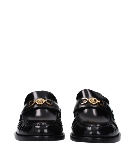 Versace Black Medusa Detail Slipper