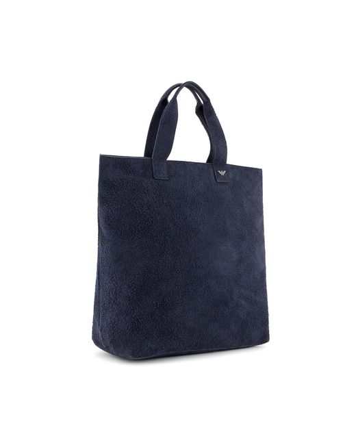 Emporio Armani Blue Maxi Shopper