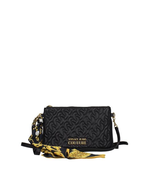 Versace Jeans Black Pochette Couture Donna Poliuretano Nero