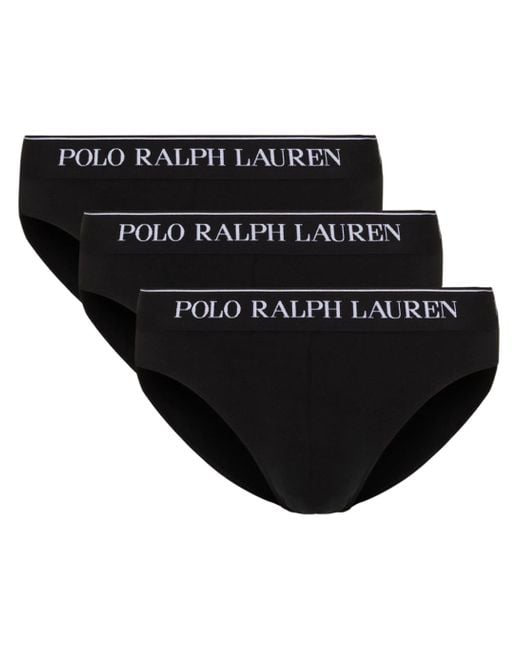 Polo Ralph Lauren Black 3 Pack Low Rise Brief