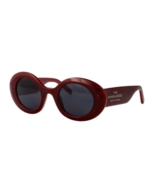 Marc Jacobs Red Round Sunglasses Marc 799/S C8 C