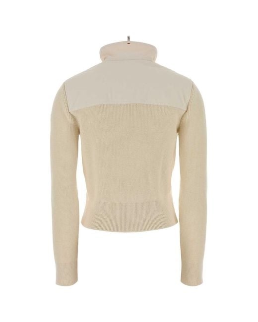Moncler Natural Cream Cotton Jacket