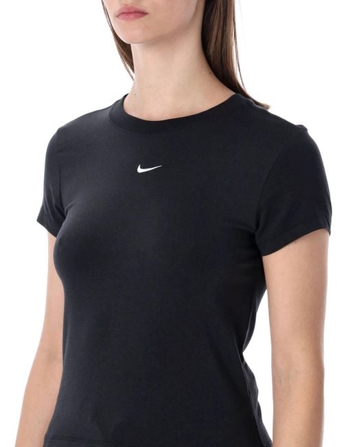 Nike Black Chill Knit Fitted T-Shirt