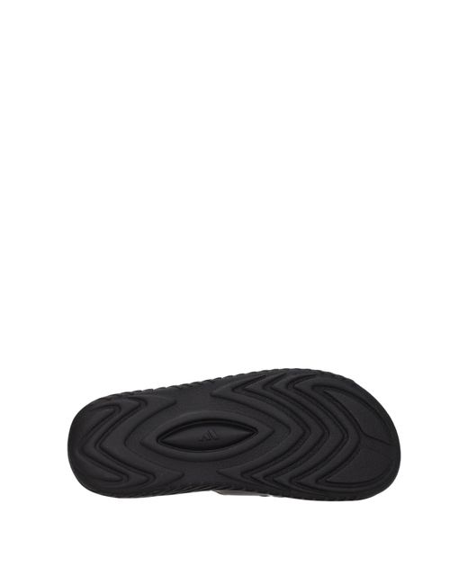 Adidas Black Ciabatte E Zoccoli Yugioh Uomo Gomma Nero/Celeste for men