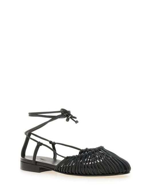 Hereu White Mantera" Sandals