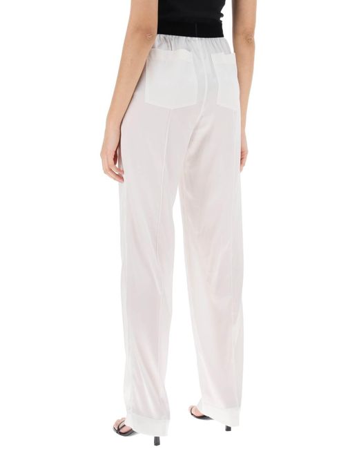 Tom Ford Silk Pyjama Pants in het White