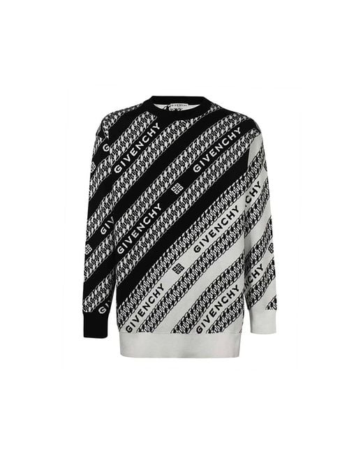 Givenchy Trui Met logo in het Zwart voor heren Lyst NL