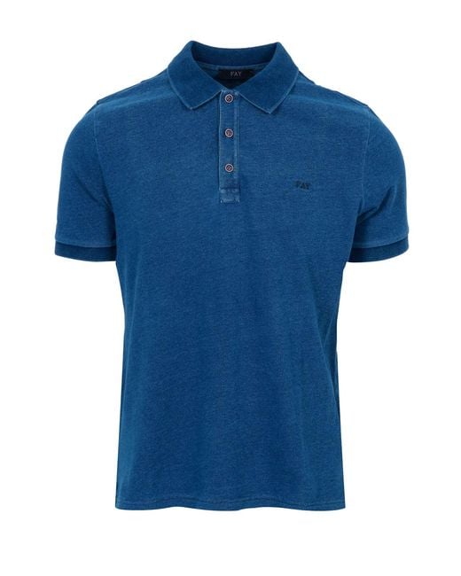 Camicie E Polo T di Fay in Blue da Uomo