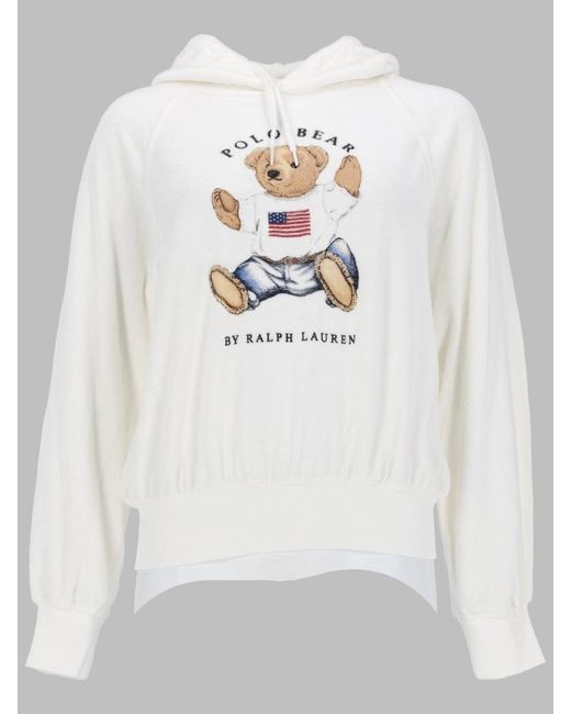 Polo Ralph Lauren White Classic Pullover Sweatshirt