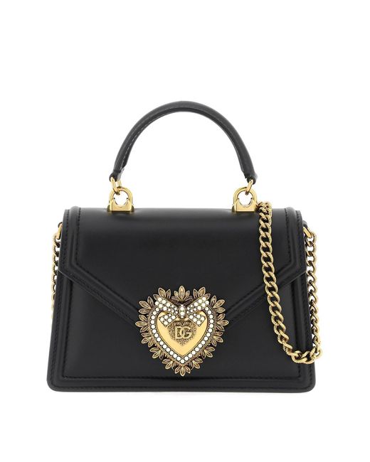 Dolce & Gabbana Small Devotion Bag in het Black