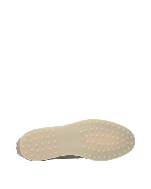 Tod's Gray Espadrillas Uomo Camoscio Verde/Verde Chiaro