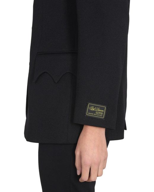 Raf Simons Black Single-Breasted Jacket