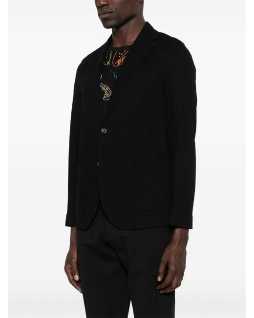 Circolo 1901 Black Cotton Single-Breasted Jacket