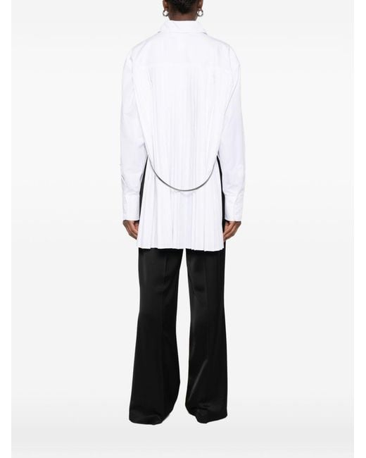 SPORTMAX PRE White Cotton Blend Shirt