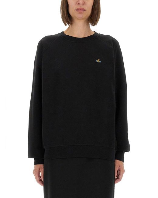 Vivienne Westwood Sweatshirt Met Raglan -mouwen in het Black