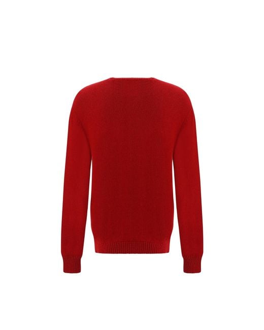 Balmain Red Knitwear for men