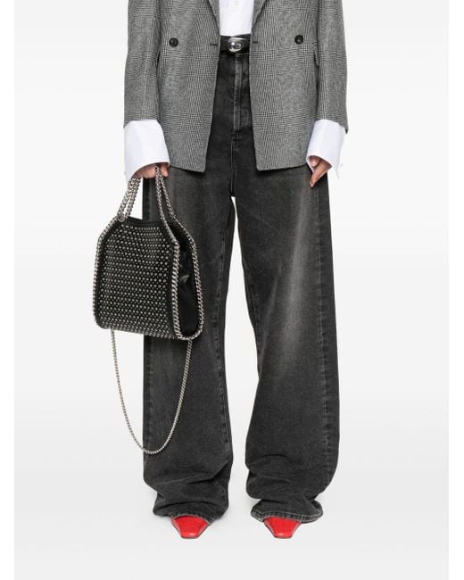 Stella McCartney Falabella Shopper Verfraaid Met Ringlets in het Black