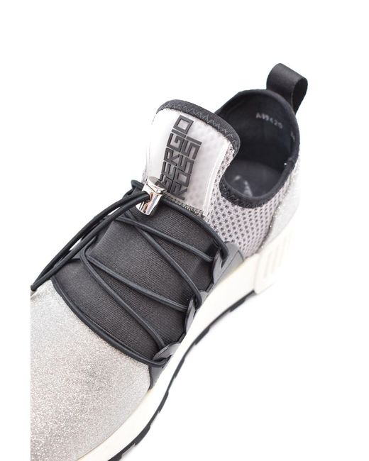 Baskets Argent Sergio Rossi en coloris Black