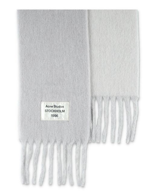 Acné studios bufandas gris Acne de hombre de color Gray