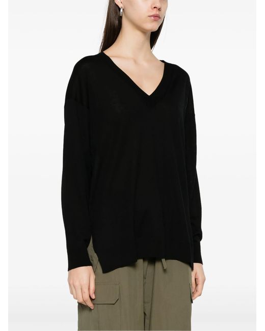 P.A.R.O.S.H. Black Linfa Pullover