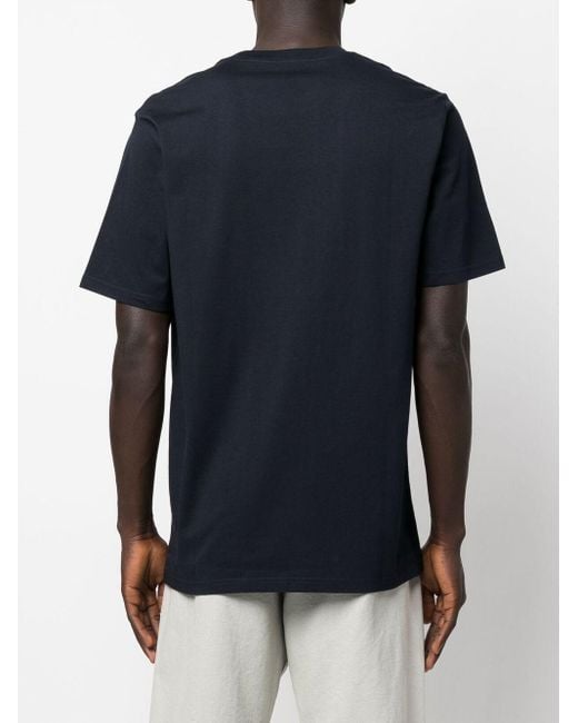 Carhartt Blue Logo-Patch Cotton T-Shirt