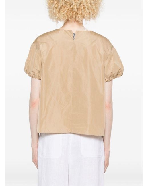 Susanne Bommer Natural Round Neck Short Sleeves