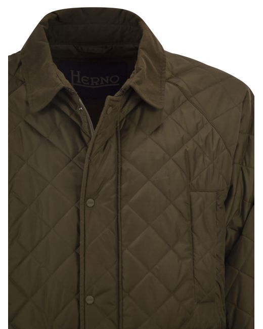 Herno Green Chamonix Nylon Jacket for men