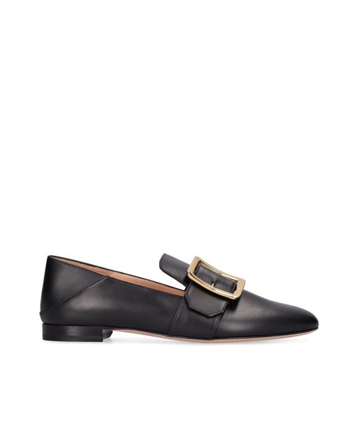 Bally Black Leather Loafers