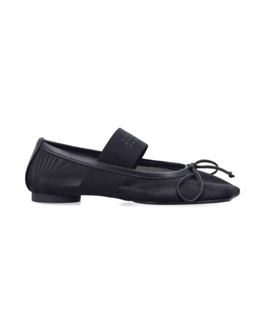 MM6 by Maison Martin Margiela Blue Flache Schuhe schwarz