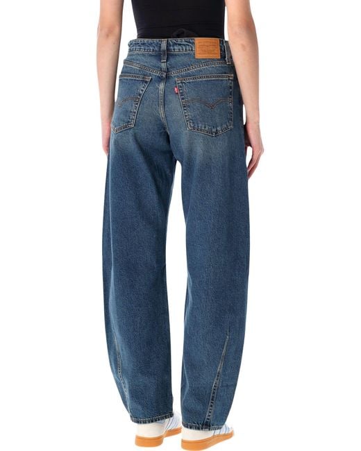 Levi's Blue Classic High-Waisted Jeans For