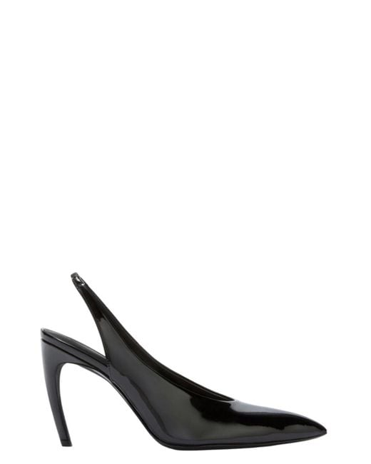 The Attico Black Der Attico Slingback `` Viper`` schwarz