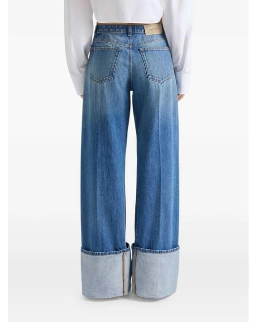 Givenchy Blue Cuffed Jeans