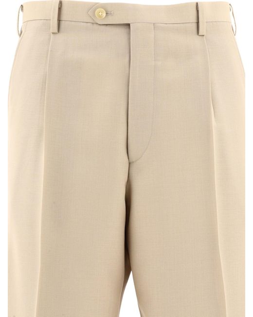 Auralee Natural Tropical Wool Trousers for men