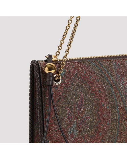 Etro Brown Crossbody Clutch Arnica Bag