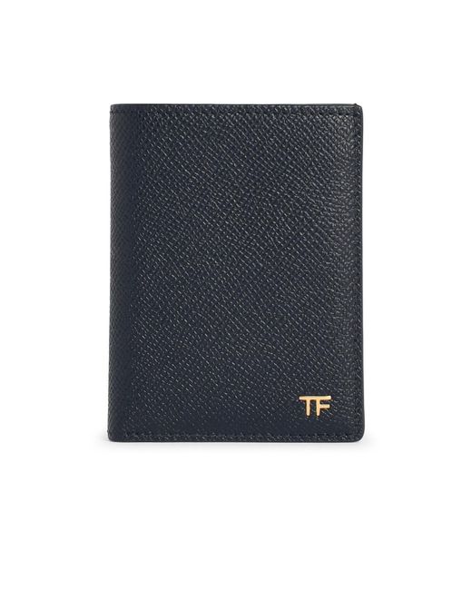 Tom Ford Blue Leather Cardholder for men