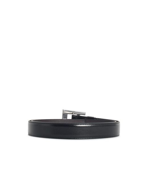 Versace White Leather Belt