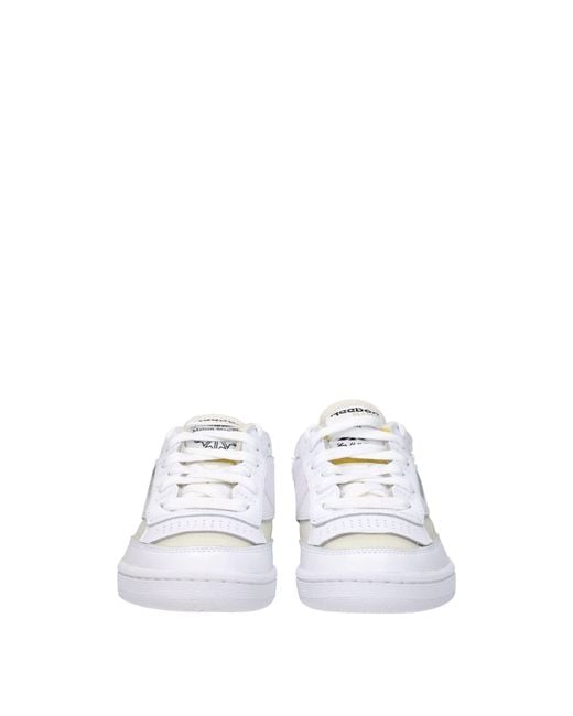 Maison Margiela White Club C Revenge Vintage Sneakers