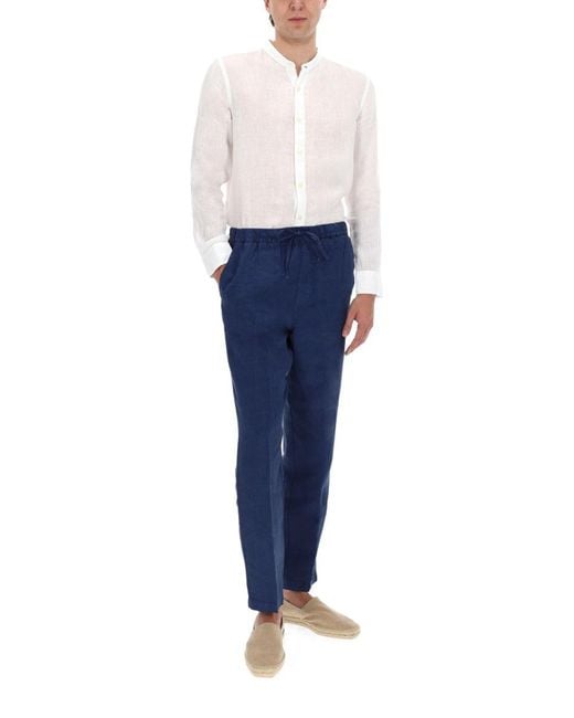 120% Lino White Camicia for men