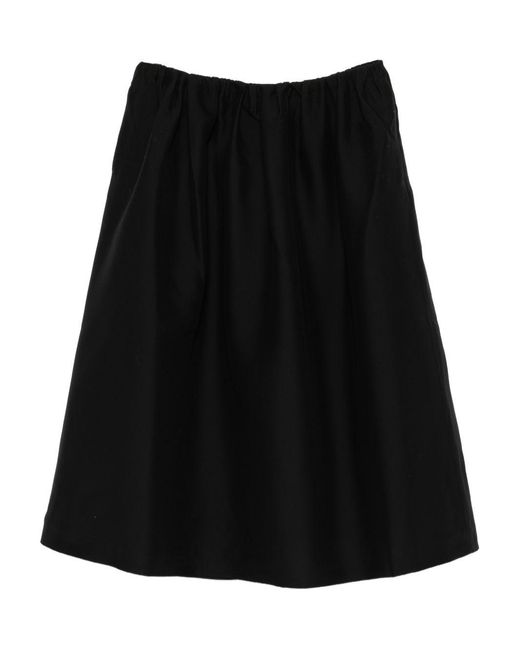 Totême Mini-Rok Met Ritssluiting in het Black